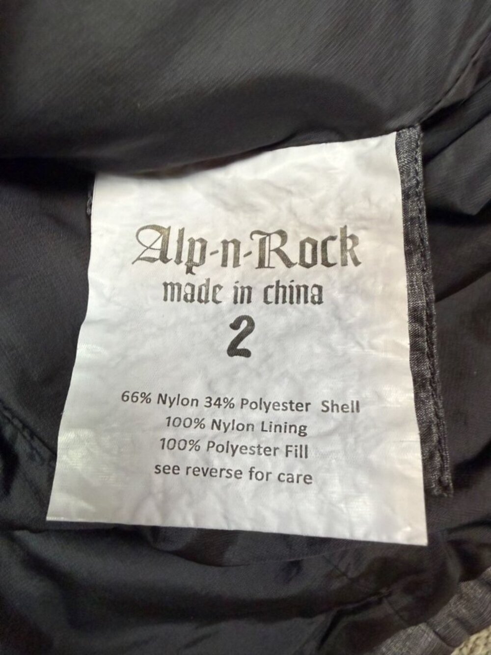 Alp N Rock Quilted Puffer Vest Women’s Size 2 Gray Hooded Zip Winter Apres Ski - Picture 6 of 6
